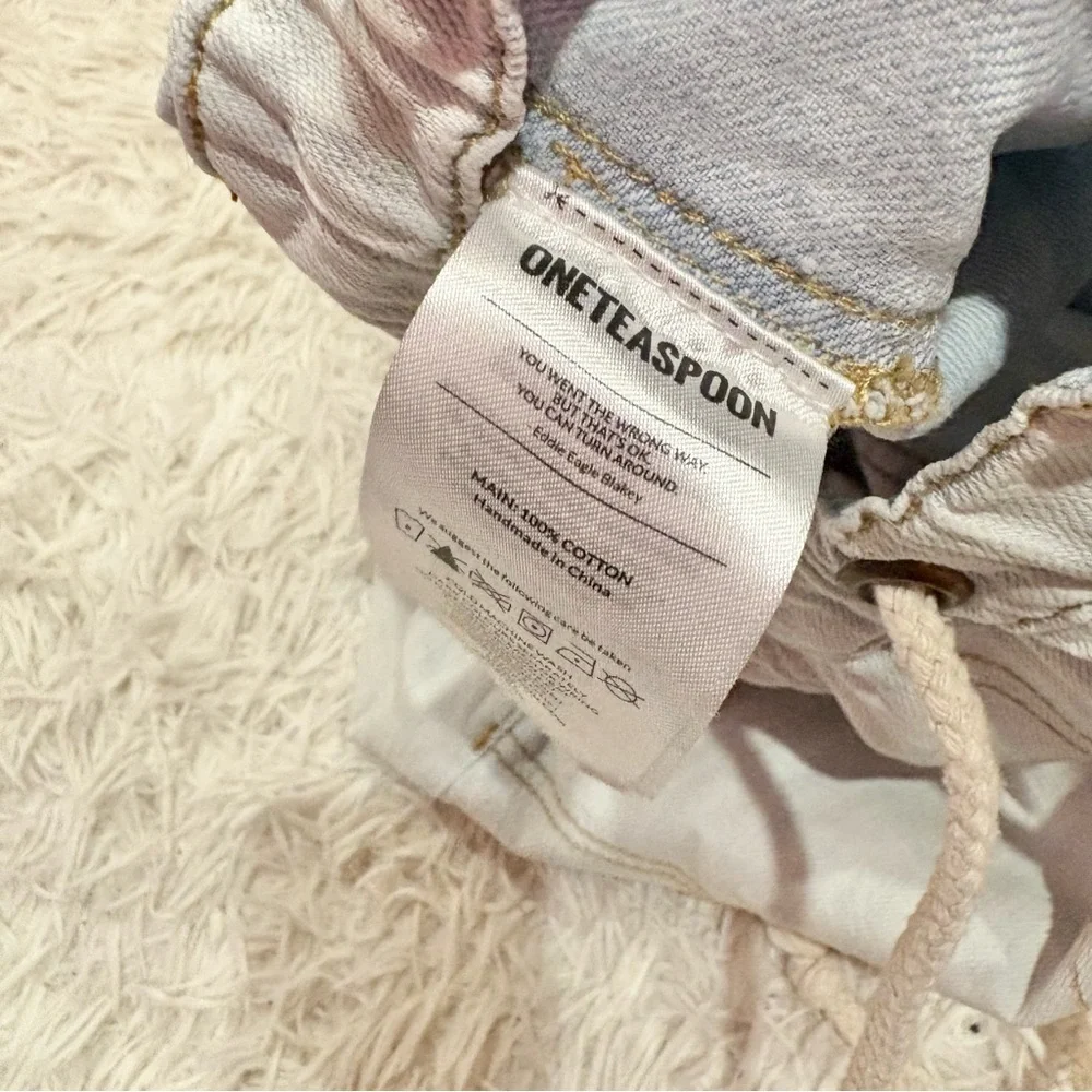 One Teaspoon Hustler Boyfriend Shorts Light wash‎ size XS